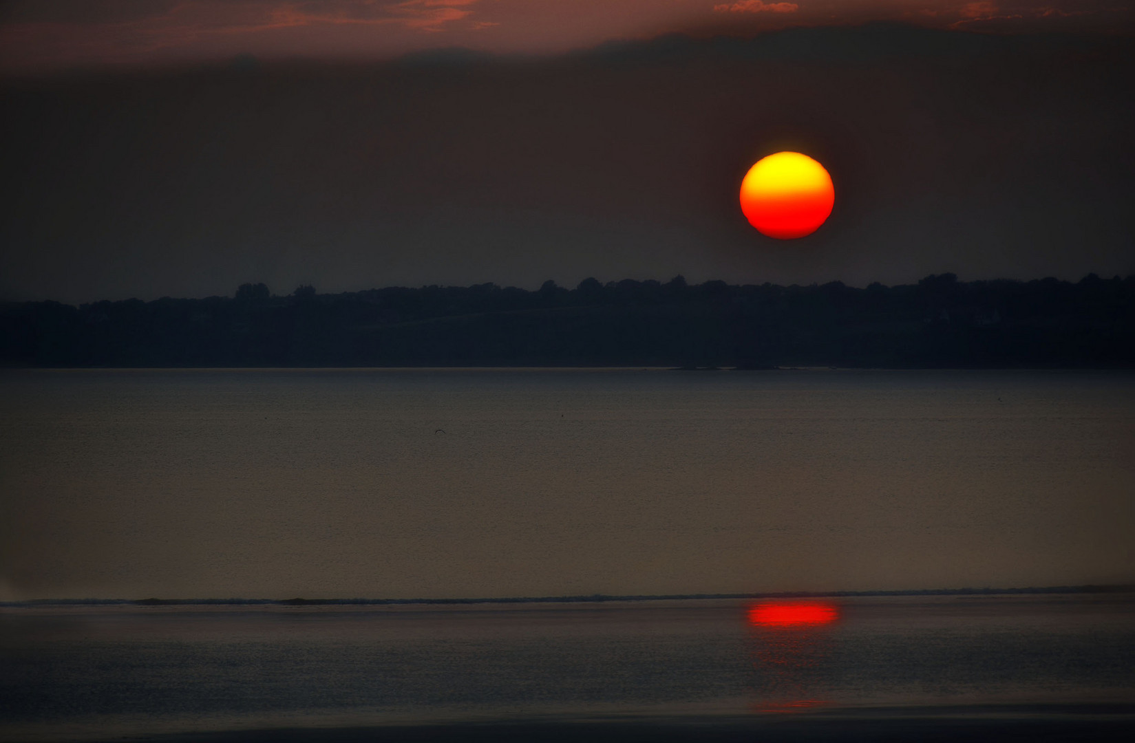 La boule sur l'atlantique