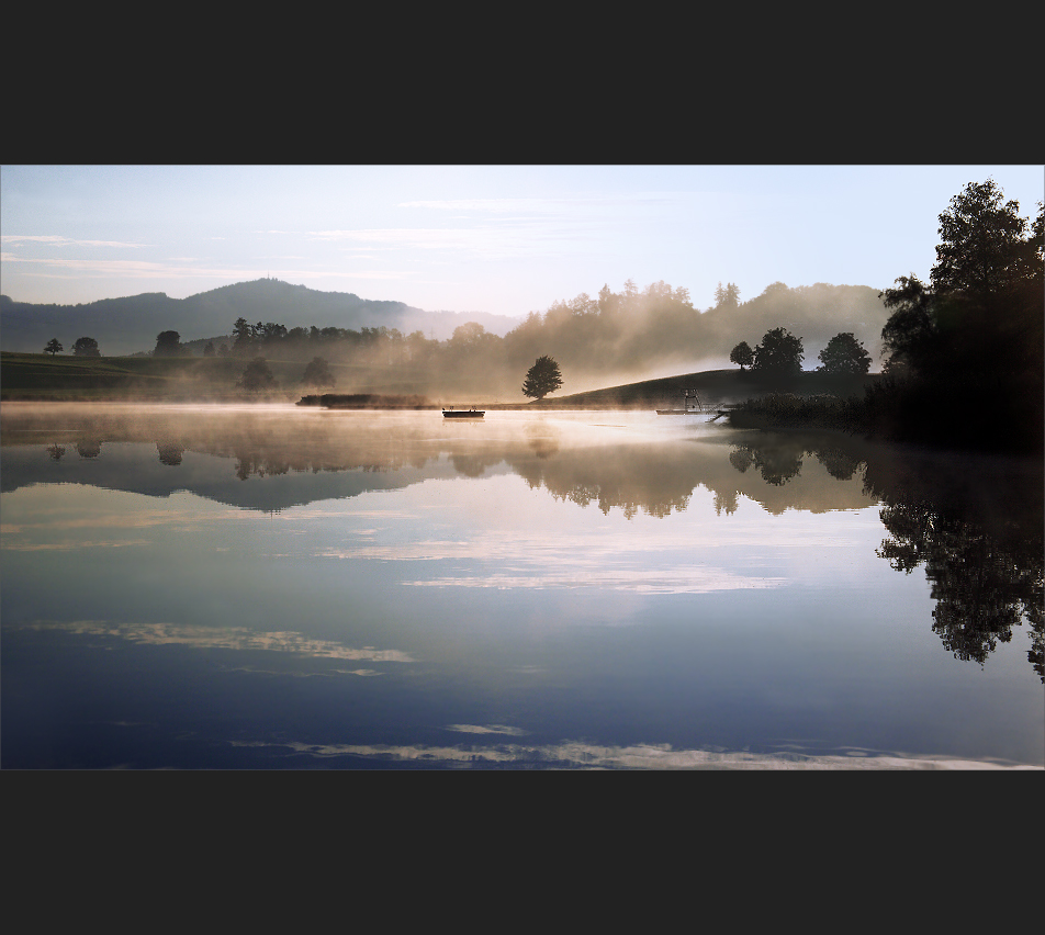 la brûme du matin