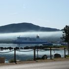 la brume du matin en Corse