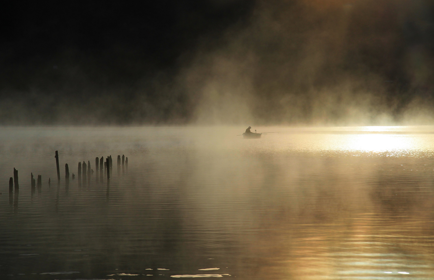 La brume se lève