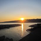 La buonasera del sole a Napoli