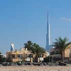 La Burj Khalifa vue de la plage (environ 3 Km)