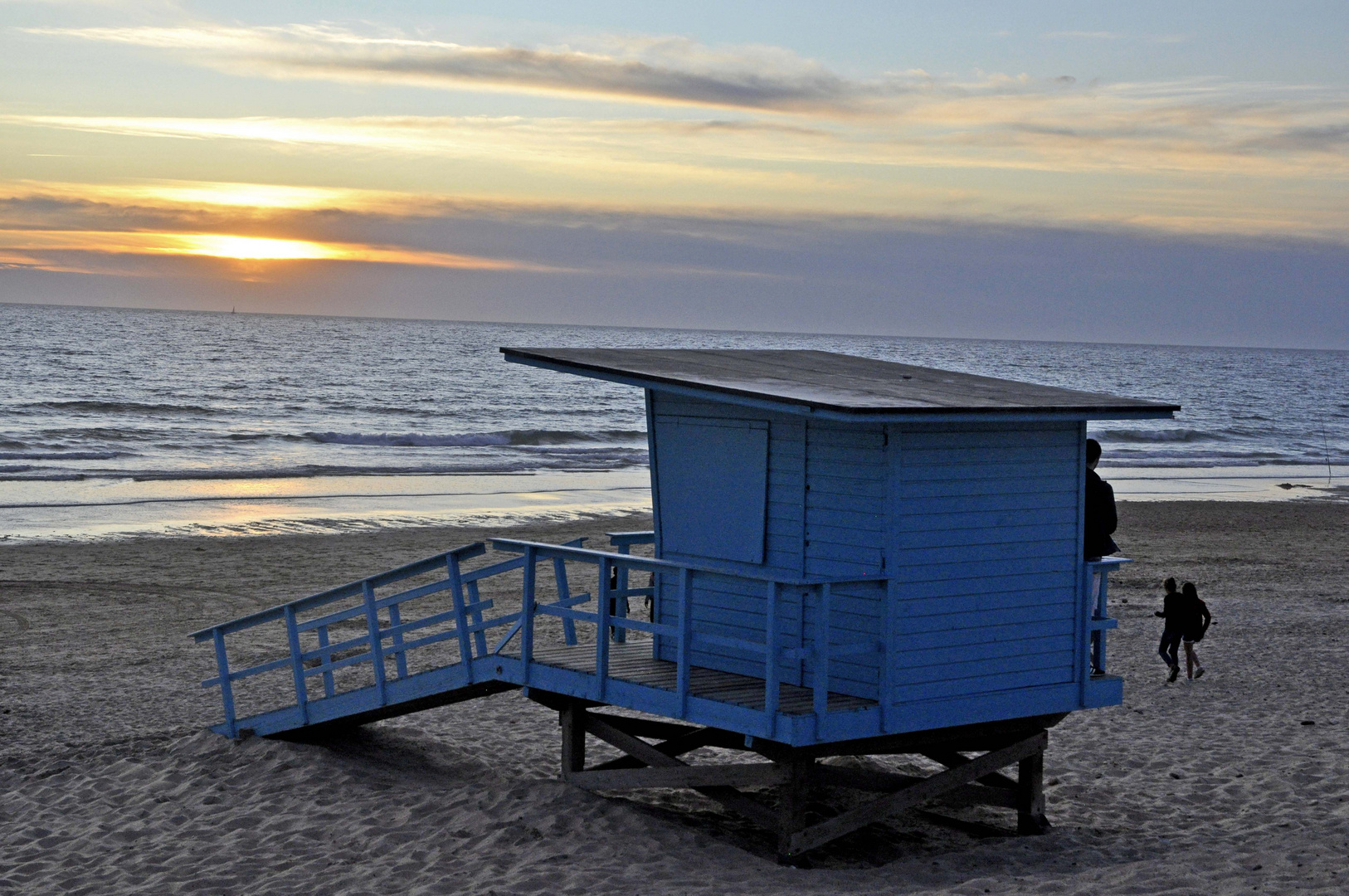 la cabane sur la plage des sauveteurs 