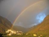 La Calera unterm Regenbogen