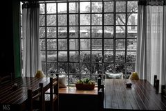 La calidez del restaurante- La Cumbre