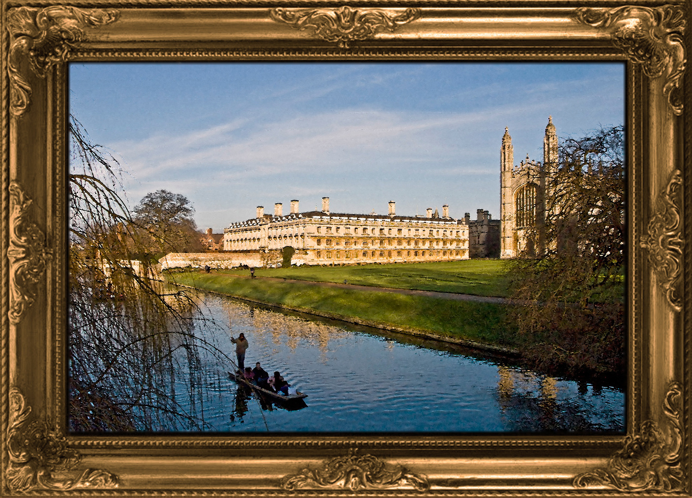 La Cam, King’s College et sa Chapelle, presque comme autrefois