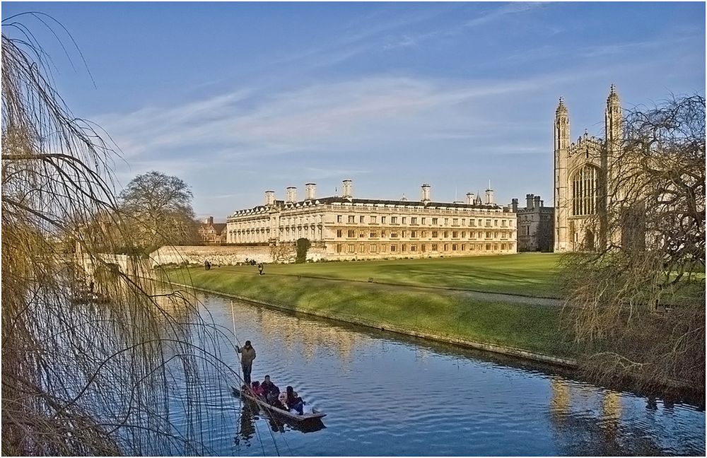 La Cam près de King’s College  --  Cambridge