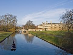 La Cam près de King’s College  --  Cambridge  --  Die Cam nahe King’s college