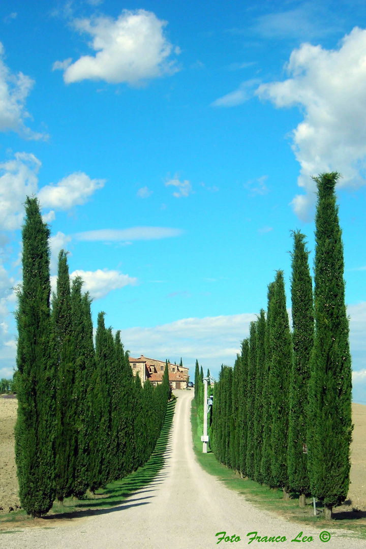 La campagna nelle terre di Siena