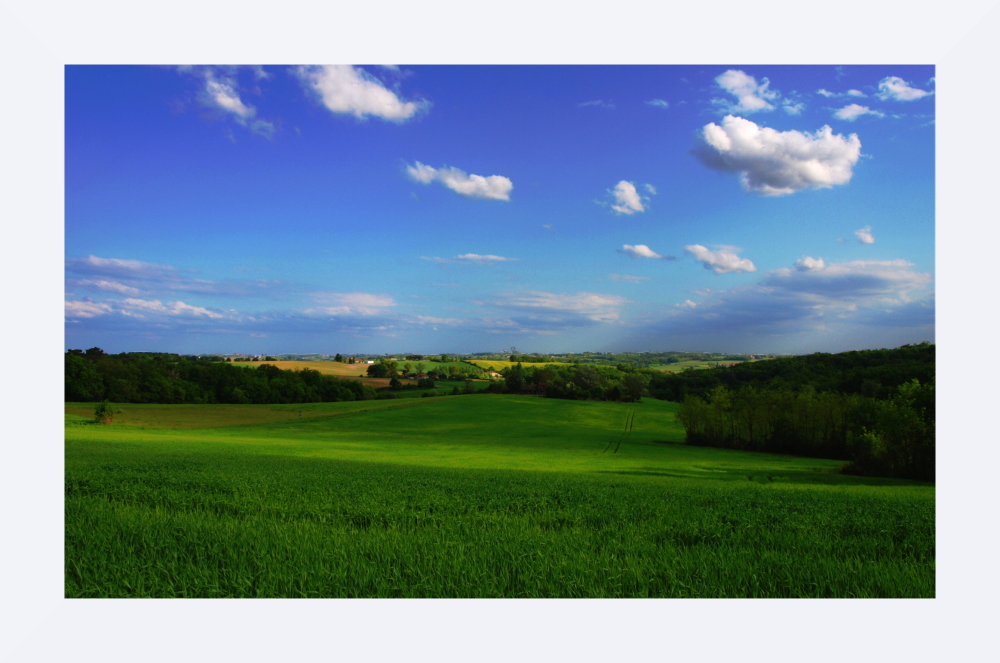 La campagne de Lot-et-Garonne (Aquitaine)