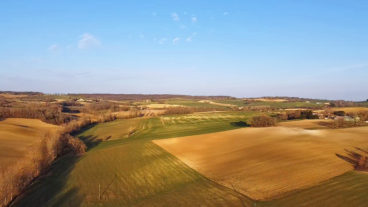 La campagne gersoise en février