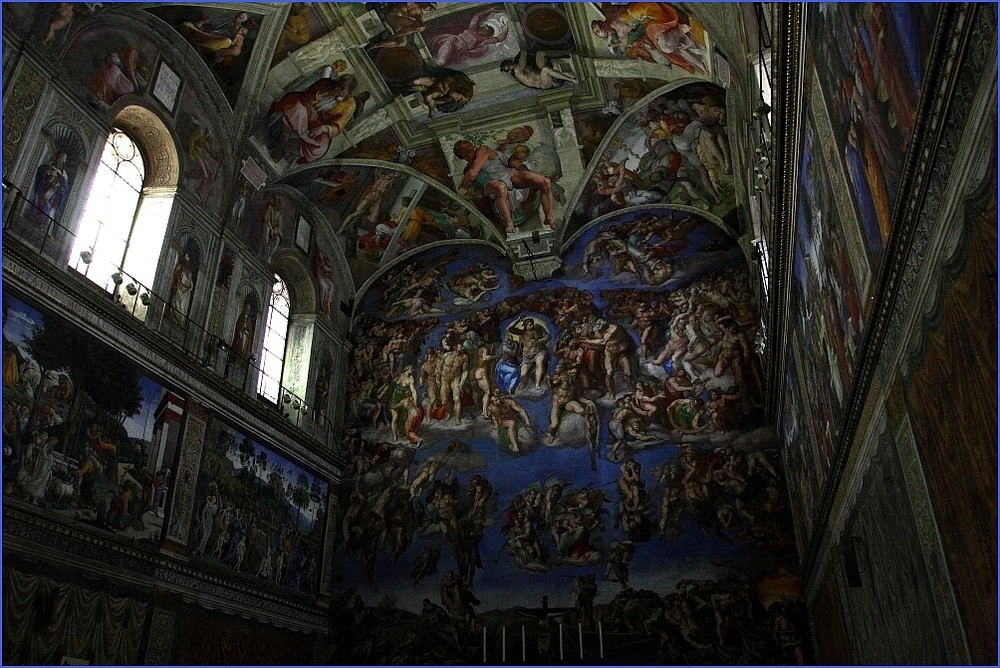 La Cappella Sistina - Das jüngste Gericht (Michelangelo)