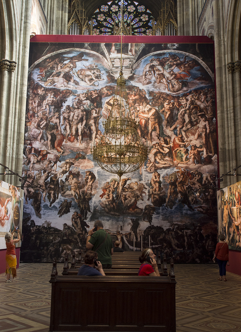 la cappella sistina su visita