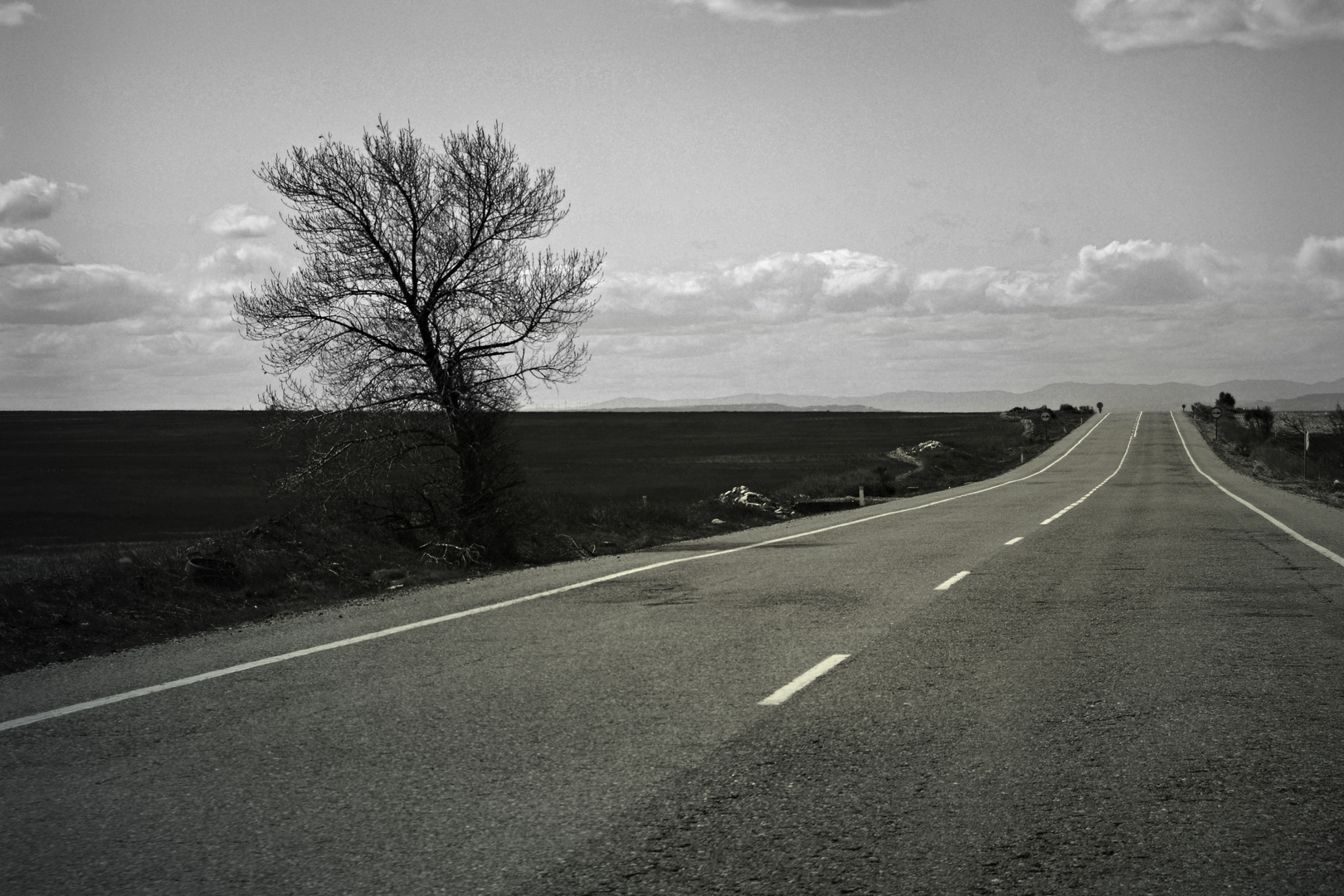 La carretera de la vida siempre mira hacia otro lado.