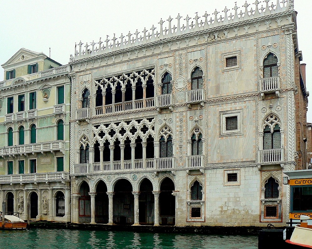 La Casa d'Oro à Venise .