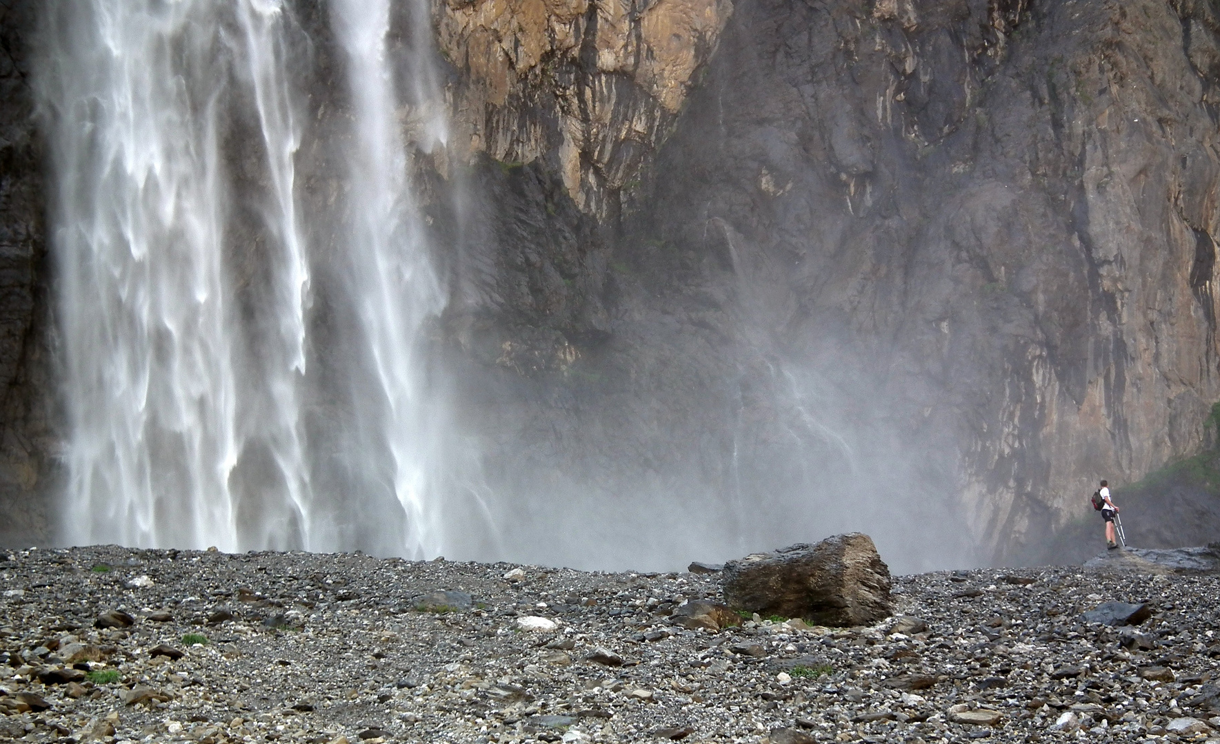 La cascade centrale du cirque de Gavarnie