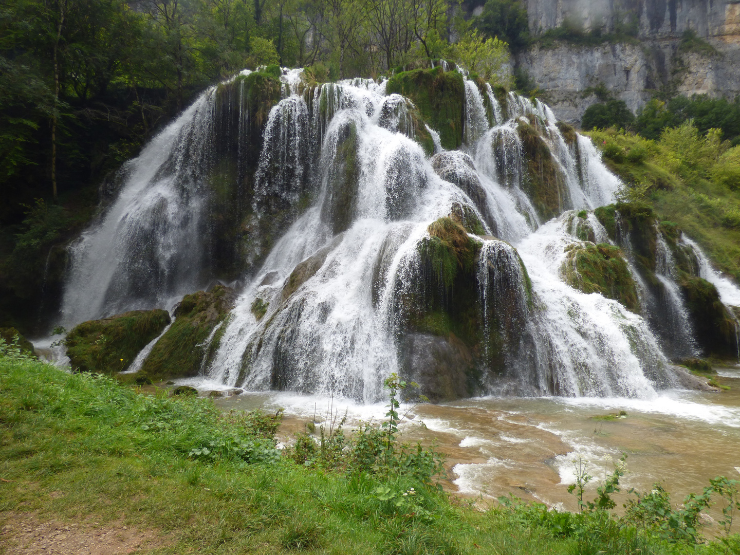 La cascade de Baume les Messieurs (Jura)