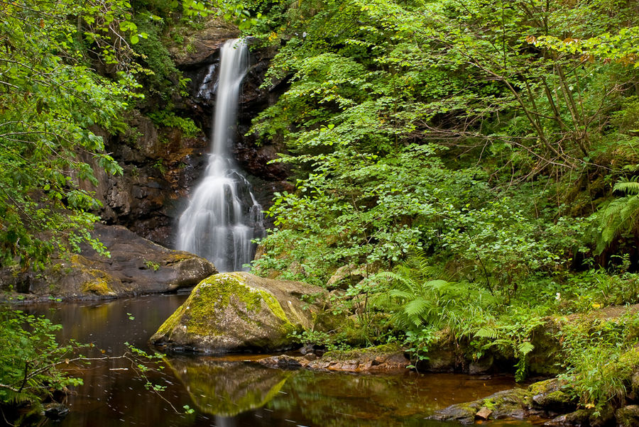 La cascade de Cornillou, Cantal