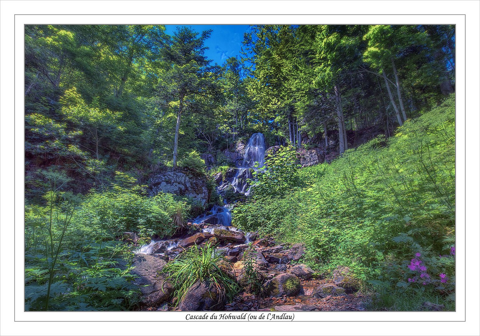 la cascade de l'Andlau ou du Hohwald