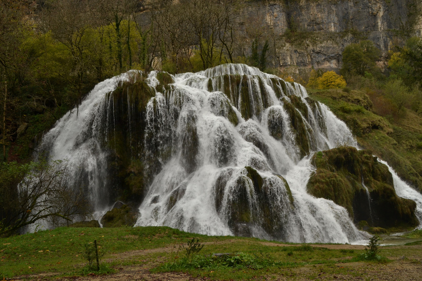 La cascade des Tuffs à Baume les Messieurs (jura)