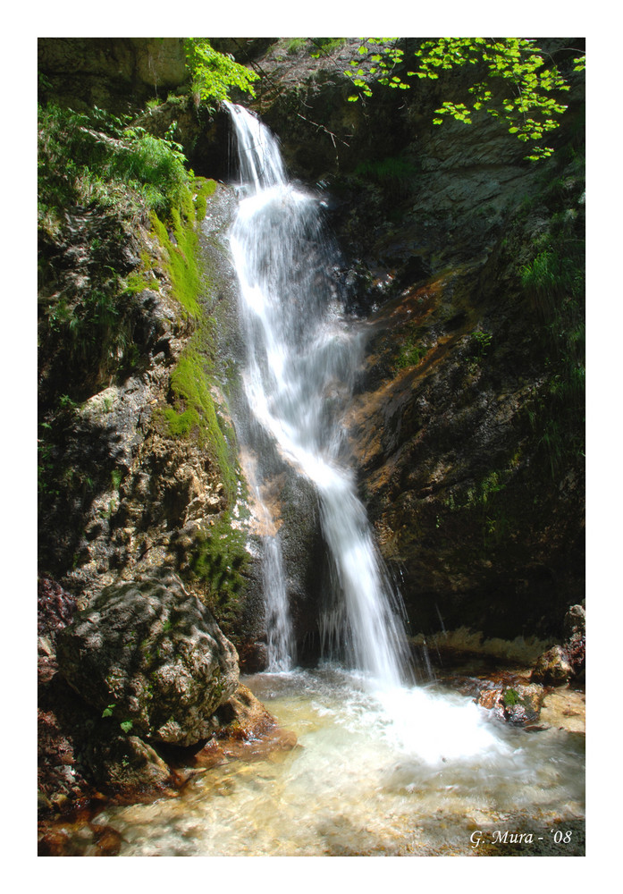 La cascata della Camosciara (Abruzzo)