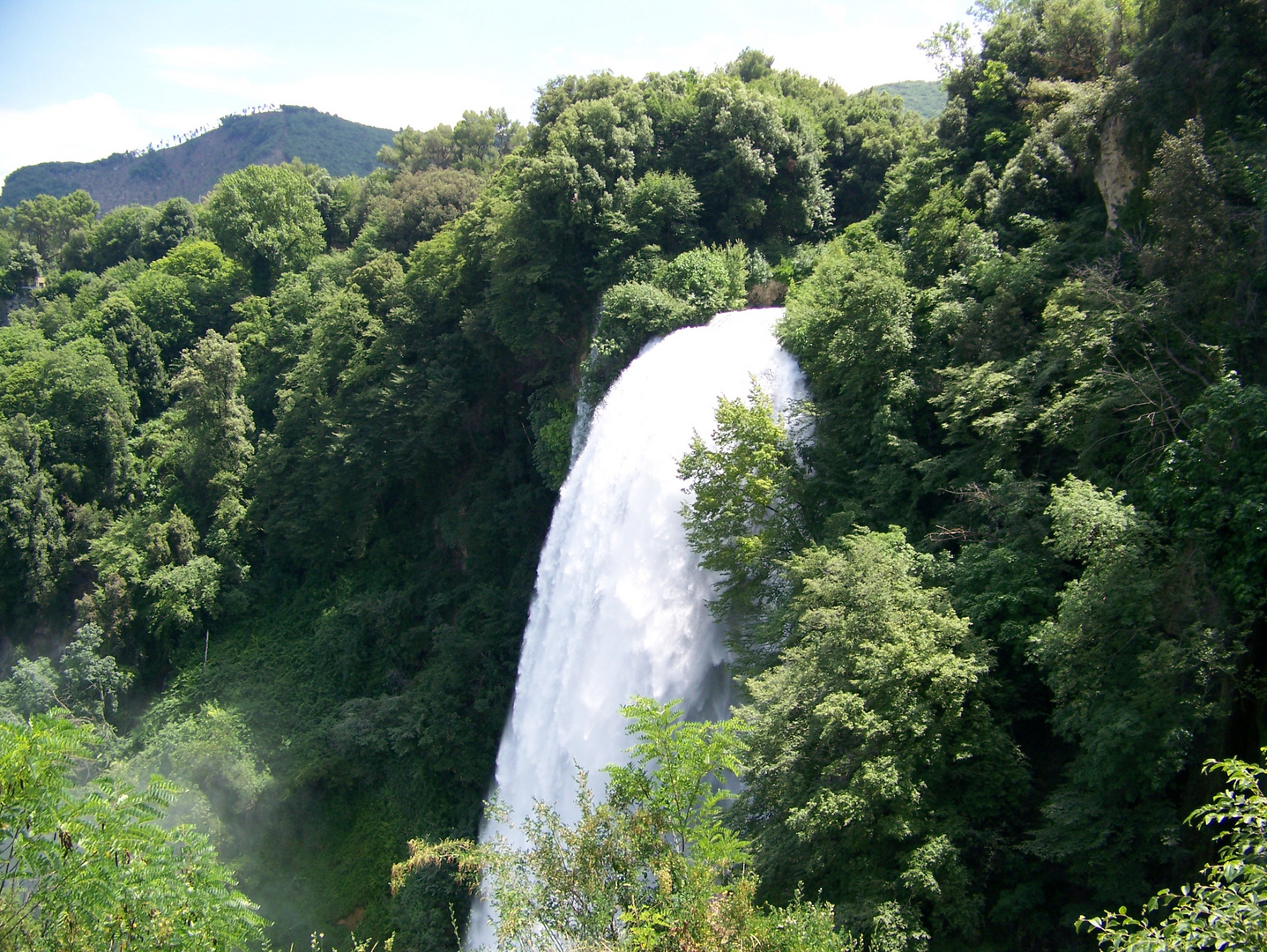 La Cascata delle Marmore - Il primo salto