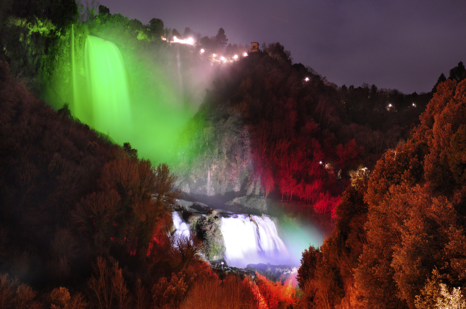 La Cascata delle Marmore Tricolore