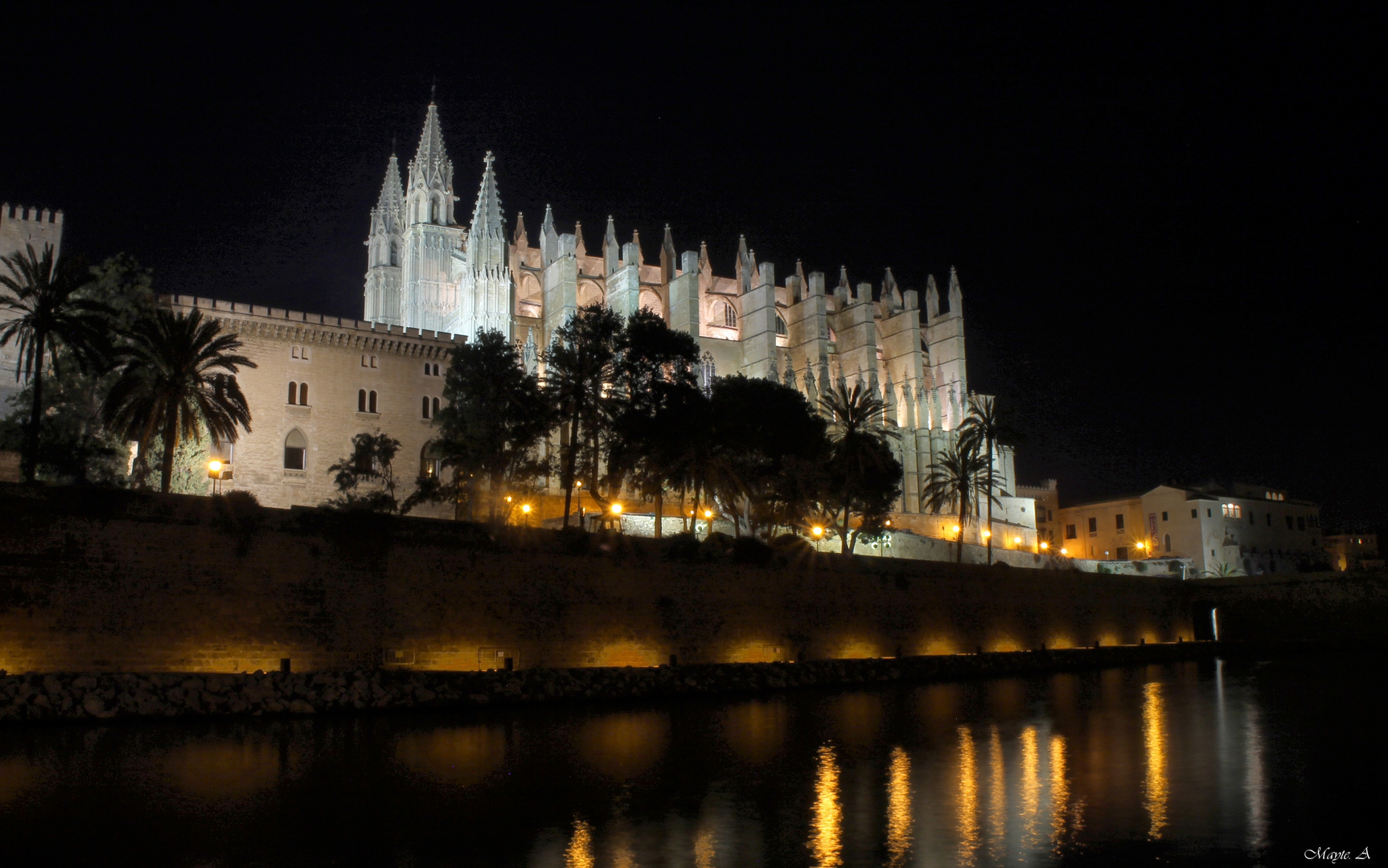 La Catedral de noche...