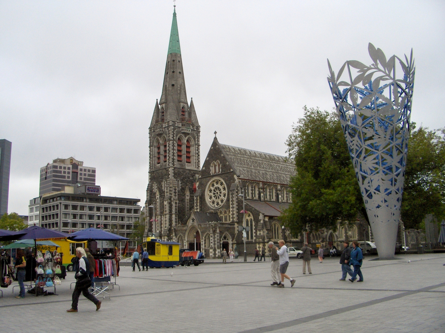 La cathédrale de Christchurch avant le séisme