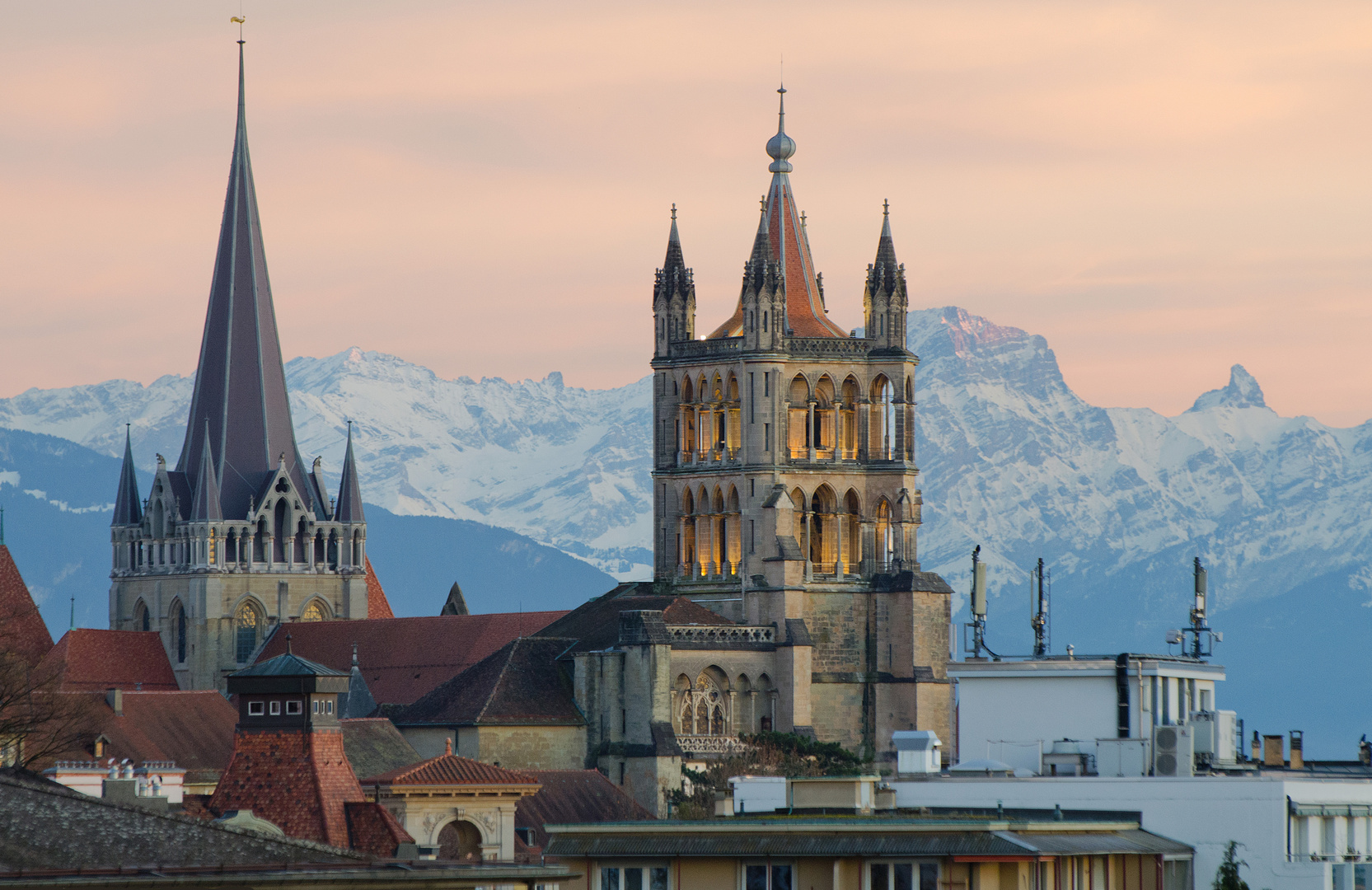 La Cathédrale de Lausanne.