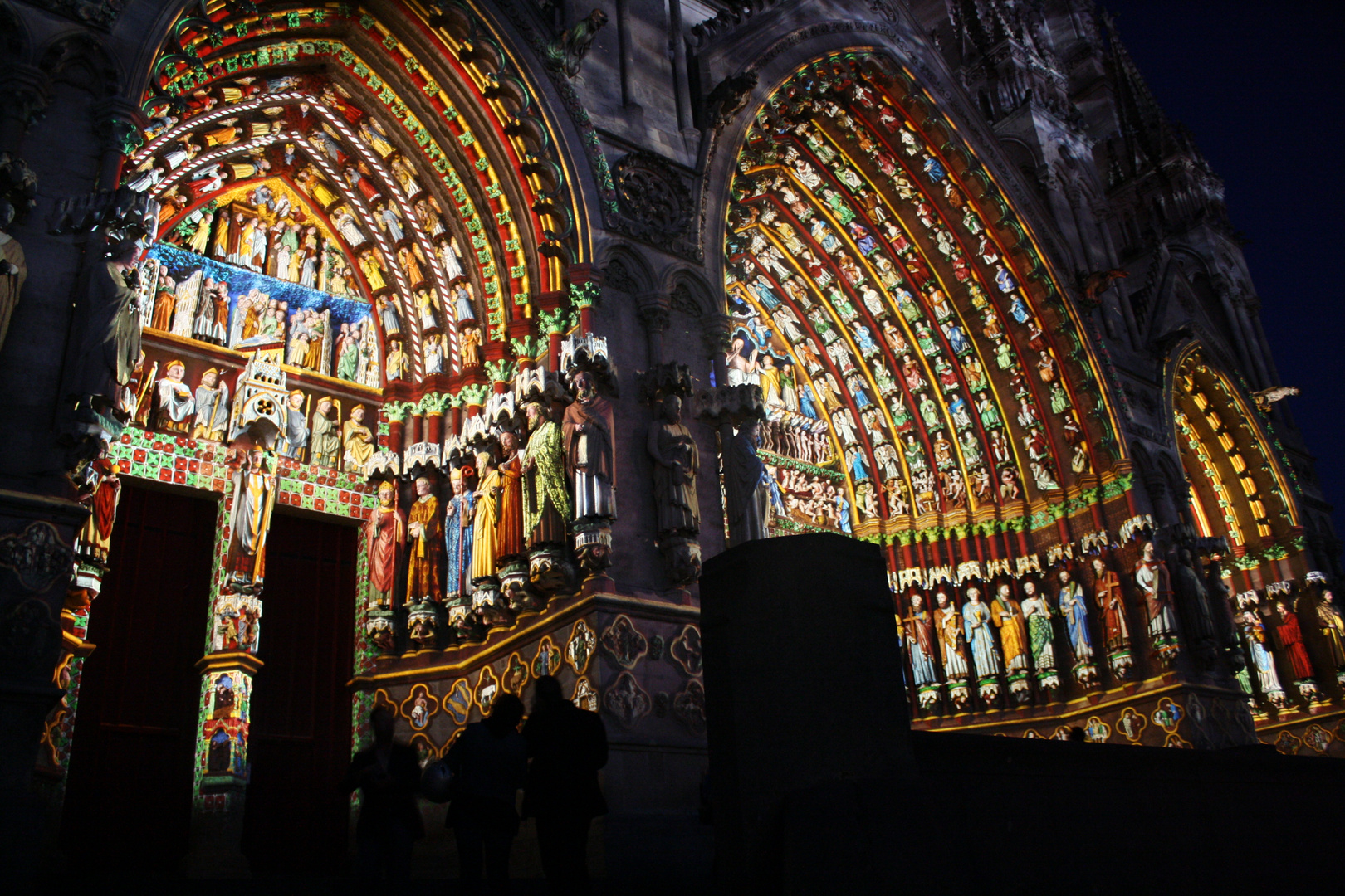 La cathédrale en couleurs