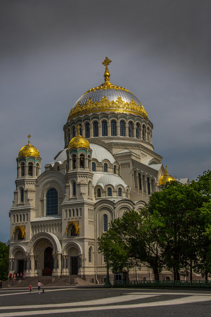 La Cathédrale Navale de Kronstadt.