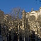 La Cathédrale Sainte-Marie de Auch vue de la Place Salinis en hiver