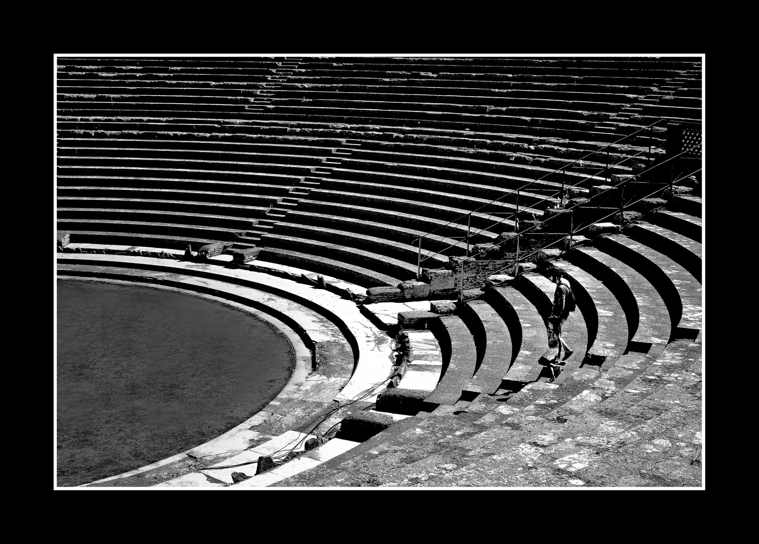 La cavea del Teatro romano 