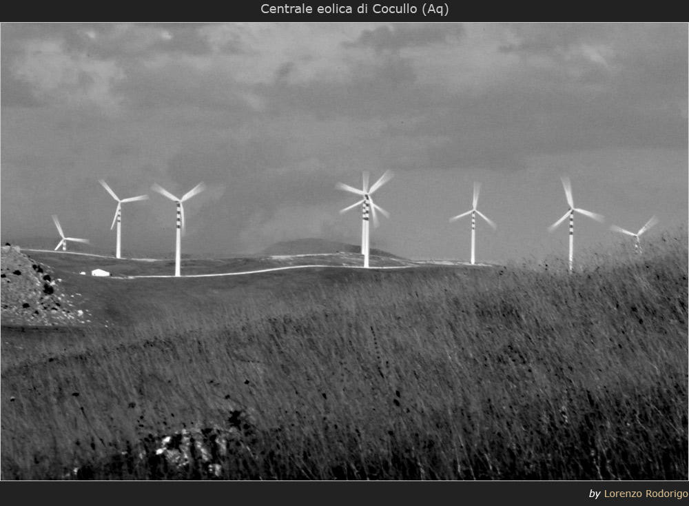 La centrale eolica di Cocullo (Aq)