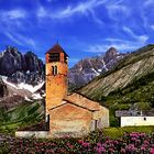 La chapelle  saint Antoine en Ubaye (Hautes Alpes)