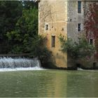 La chaussée sur la Baïse et un des moulins de Gauge