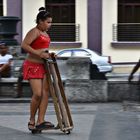 la chica con la patineta