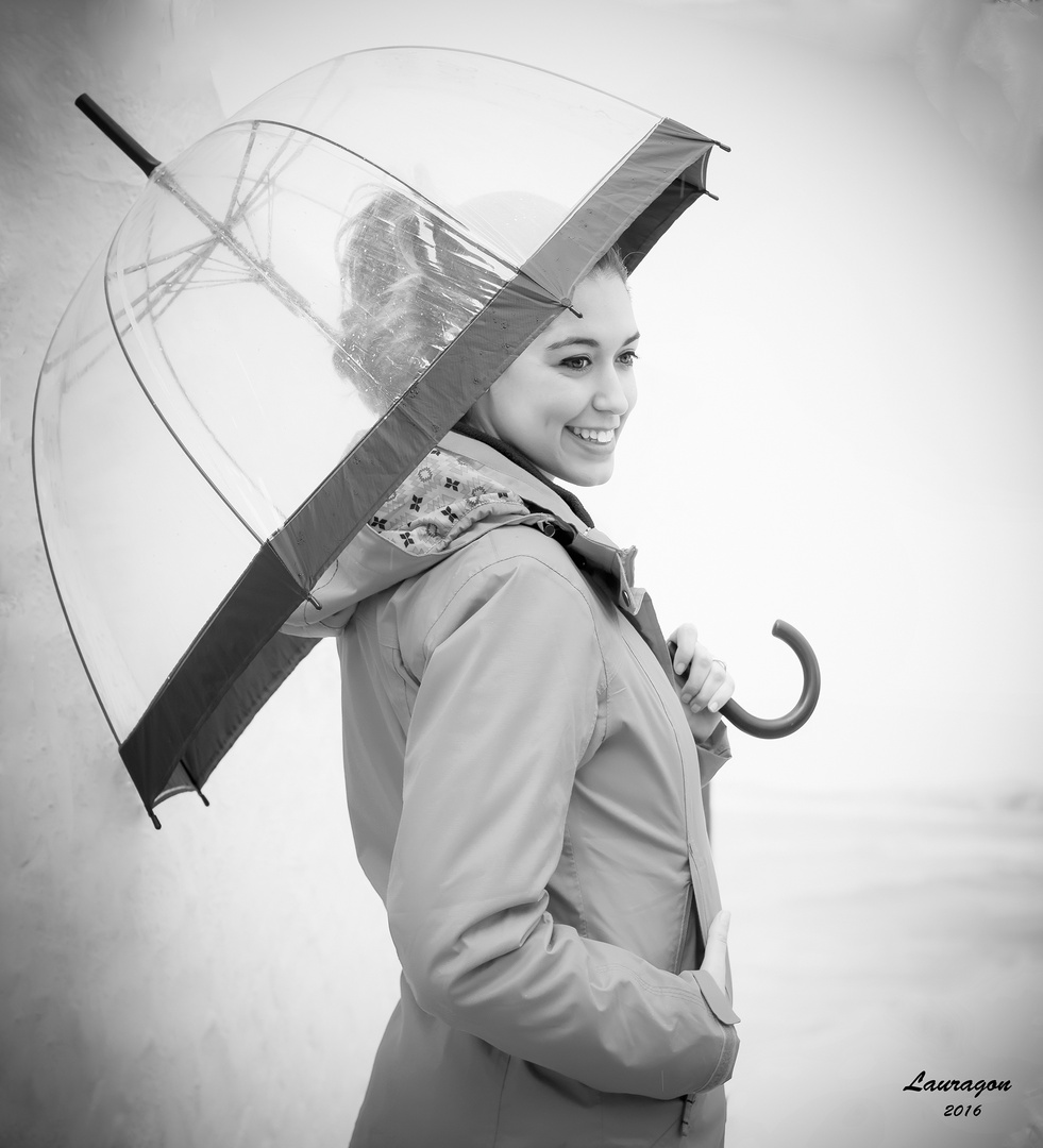 La chica del paraguas