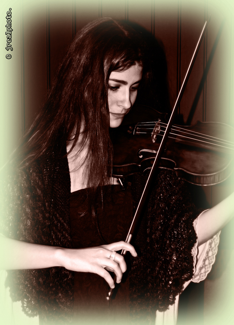 La chica del violín