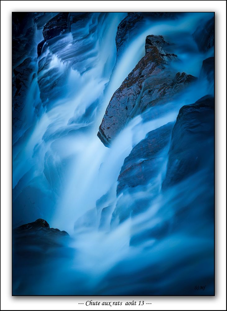 La Chute aux Rats Tremblant Québec photo et image nature abstraite