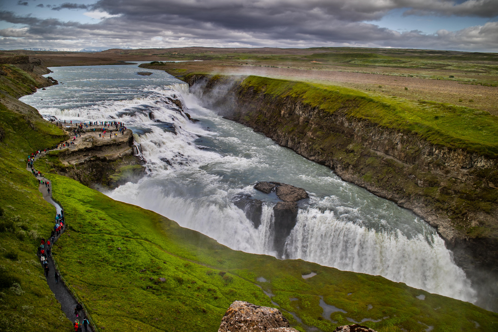 La chute de Gullfoss.