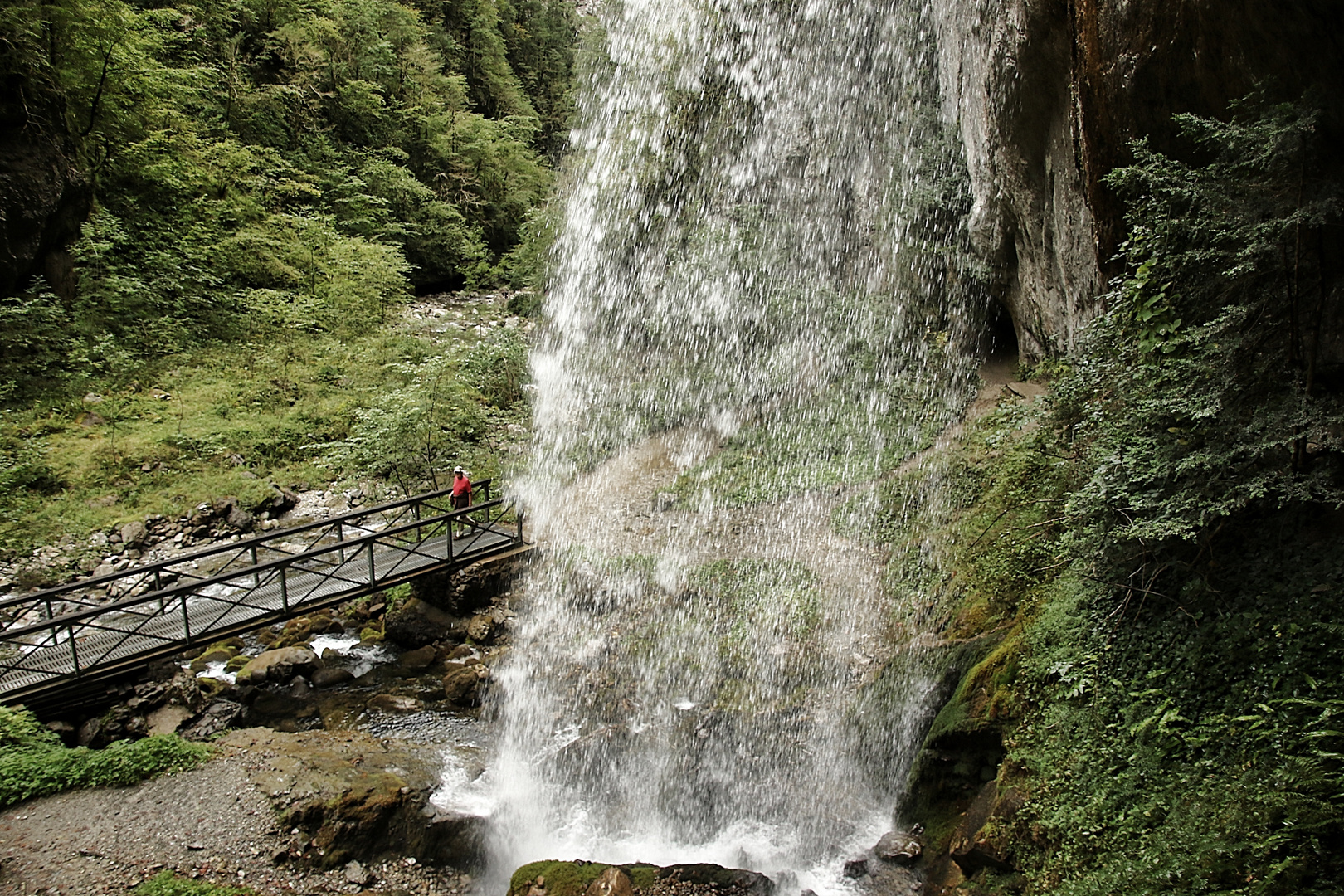 la chute d'eau!