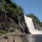 La chute Montmorency - vue d'en bas...