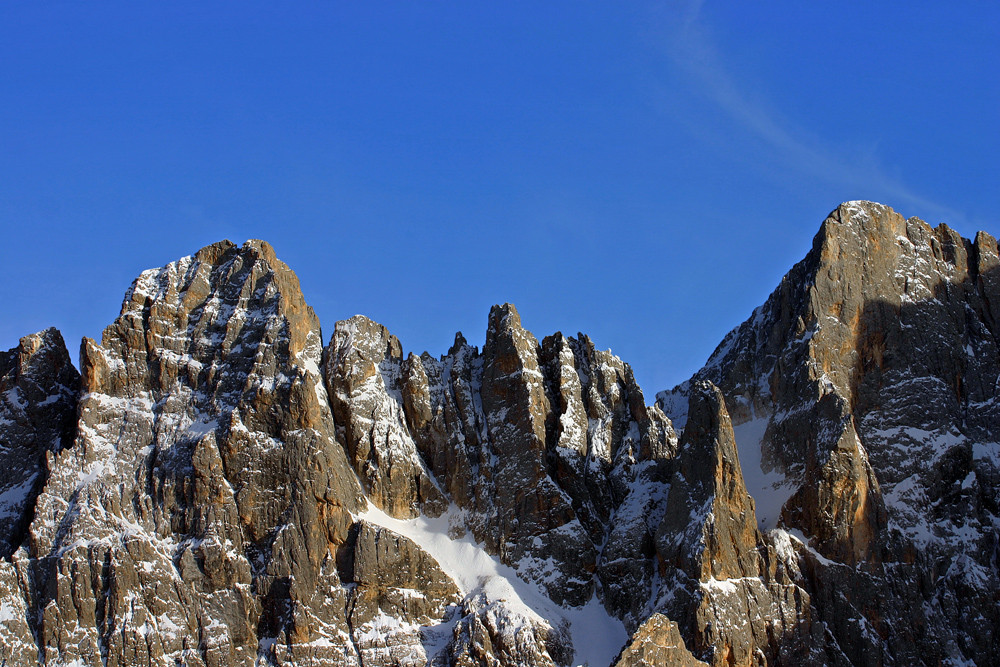 La cima dei Burelloni e la Vezzana