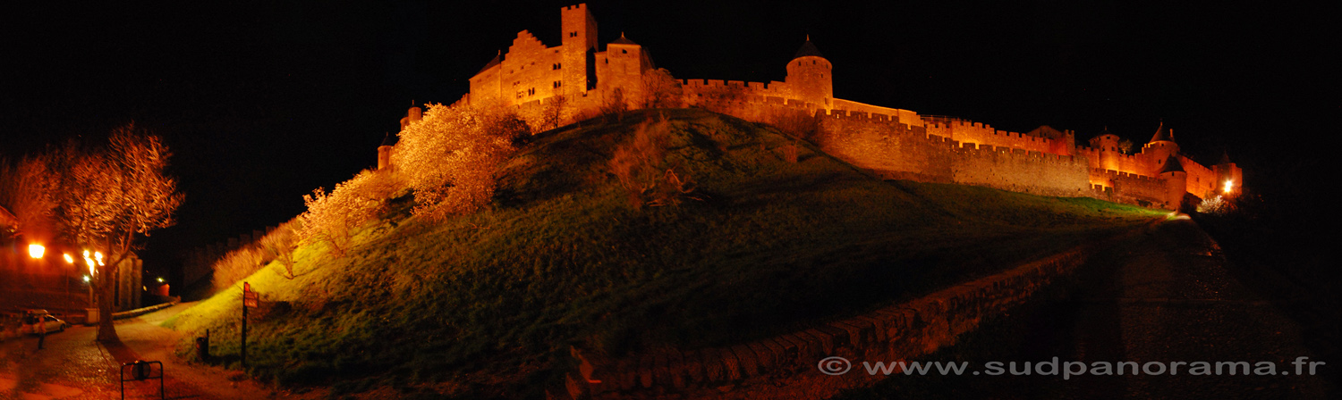 La citadelle de Carcassonne by Night