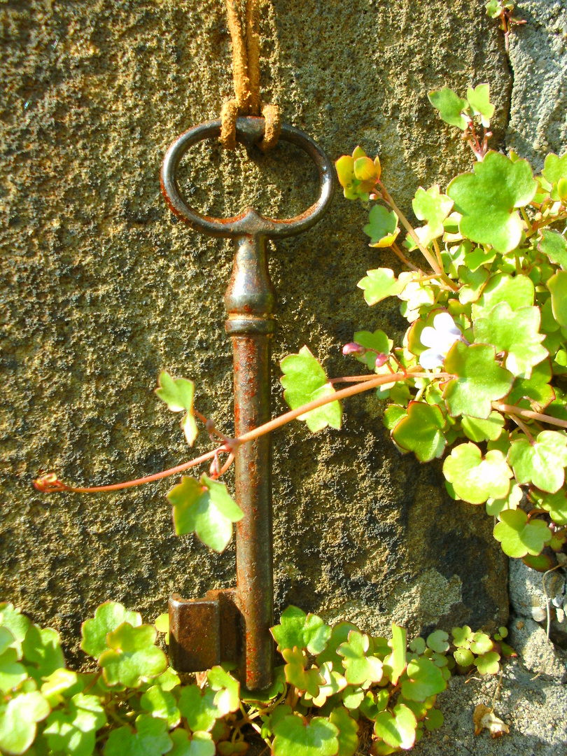 La clé du jardin secret.