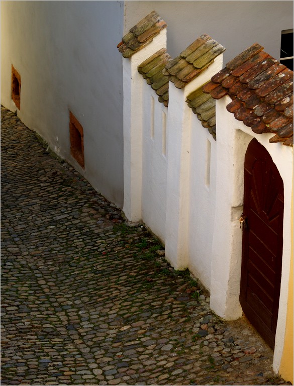 La clé sur la porte.