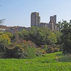 La Collégiale Saint-Pierre de La Romieu en automne