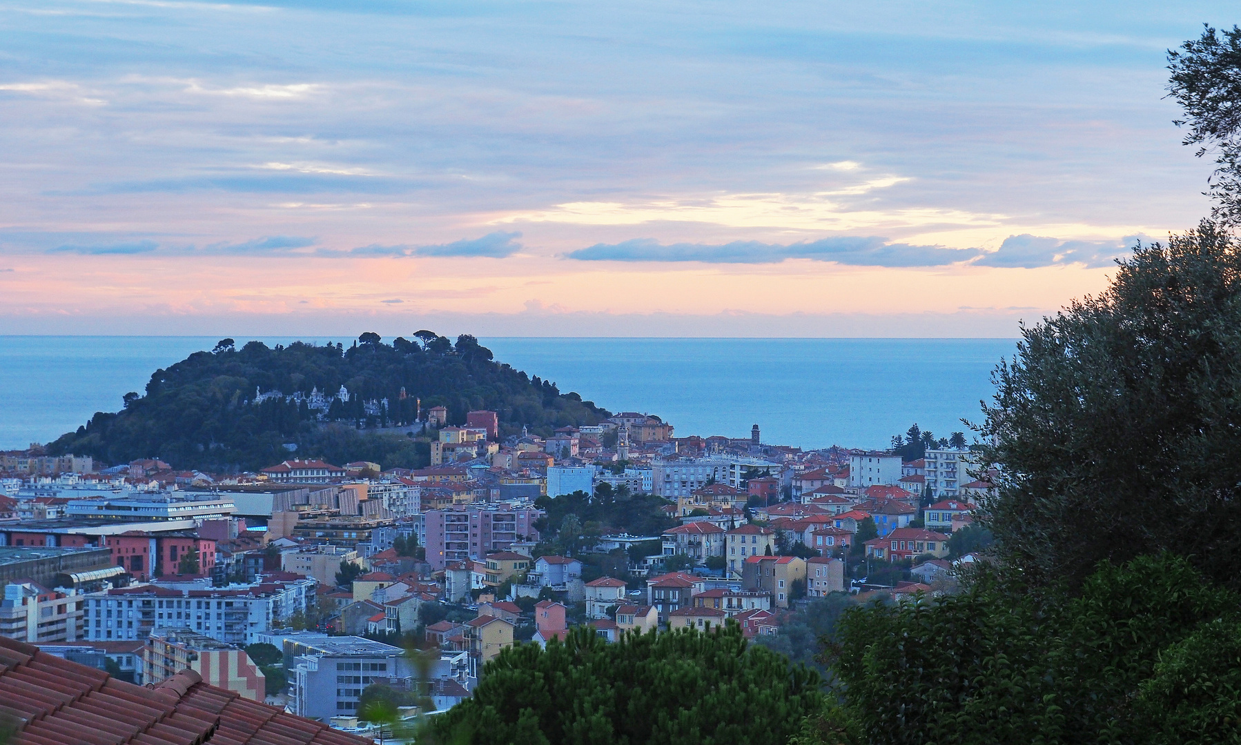 La colline du Château de Nice